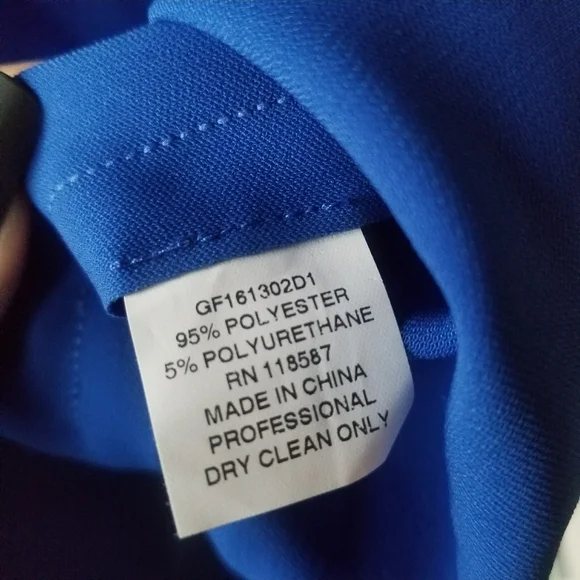 new Jason Wu Grey Shift Dress Layered Color Block Blue Size 8 - Picture 7 of 9